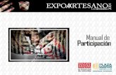 Manual de Participación - Artesanias de Colombiaartesaniasdecolombia.com.co/Documentos/Contenido/11817_manual... · los establecidos por el expositor en la lista de precios que suministra