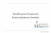 Planificación Financiera Emprendedores Socialeswiki.ideas.org.ve/images/d/da/Planificación_Financiera... · Permite la identificación de riesgos en la organización y el impacto