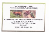 Manual de Organizacion/MO19.pdf · Objetivo del manual F unciones— Glosario-—— San Hidalgo Centro, San Vicente S.L.r., Tel. 1 03 93 ... Promover el desarrollo integral y sustentable