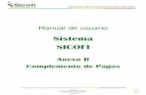 Sistema SICOFI - graficatlaquepaque.comgraficatlaquepaque.com/archivos/Complemento de Pagos GUIA.pdf · Digifact ® le da la más cordial bienvenida a su nueva versión 3.3 del sistema