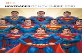 NOVEDADES DE NOVIEMBRE 2018 - ecccomics.com · un punto de enganche ideal para nuevos lectores, ... punto de poner a prueba a nuestros héroes. ... ¡Un viaje inesperado por los mayores