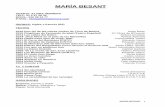 Maria Besant cv - ARAE | Asociación de representantes de ...arae-representantes.com/.../uploads/2016/06/Maria-Besant-cv1.pdf · 2012 Usted tiene ojos de mujer fatal Impromadrid Teatro