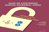 GUÍA DE CONTENIDO DIGITAL ACCESIBLE: VÍDEO · Guía de contenido digital accesible: vídeo . Introducción a la conversión de audio a texto (Dragon Naturally Speaking y Audacity)