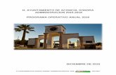 H. AYUNTAMIENTO DE ACONCHI, SONORA …aconchi.gob.mx/transparencia/Programa Operativo Anual 2016.pdf · bombeo, la conexiones que, sin proyecto, se han ido dando por el aumento de