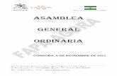 ASAMBLEA GENERAL ORDINARIA - fapacordoba.orgfapacordoba.org/wp-content/uploads/2011/10/Asamblea-ordinaria.pdf · 5º,- Balance del inicio del nuevo curso escolar. 6º,- Sugerencias