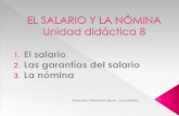 Formación y Orientación Laboral - Laura Martínez · Salario por unidad de obra ›Cantidad de trabajo realizado. ... Conocimientos por el puesto de trabajo. ... contrato temporal