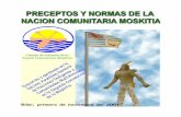 Bilwi, primero de noviembre del 2001 - puebloindio.org · Preceptos y normas de la Nación ... palabra de nuestras personas ... la anexión política a la Repœblica de Nicaragua