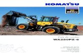 WA 250PZ - kesa.es · La pala de ruedas Komatsu WA250PZ-6 es muy versátil y combina a la perfección potencia, ... Inyector Sistema de control electrónico Colector común Bomba