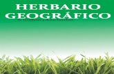 HERBARIO GEOGRÁFICO - Facultad de Filosofía y Letrasffyl1.uncu.edu.ar/IMG/pdf/HERBARIO_GEOGRA_FICO.pdf · HERBARIO GEOGRÁFICO 1 El siguiente trabajo tiene como objetivo mencionar