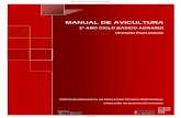 MANUAL DE AVICULTURA - produccionbovina.com.ar · 1 de 105. Manuales del Ciclo Básico de Educación Agraria ... Para un mejor proceso de enseñanza-aprendizaje es importante informar