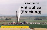 Fractura Hidráulica (Fracking) · Pozo Tanques de fluido fracking bombeo Mezclador Camiones con ácido Reservas de agua Camiones con arena Actividad durante una operación de fracking
