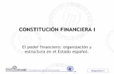 CONSTITUCI“N FINANCIERA I .CONSTITUCI“N FINANCIERA â€¢Constituci³n espa±ola de 1978. â€¢Constituci³n
