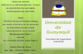 Universidad de Guayaquilrepositorio.ug.edu.ec/bitstream/redug/4822/1/TESIS JUAN PABLO... · Hidroeléctrica de la ciudad de Baba, en relación a riesgos de daños a terceros. Estructurar