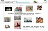 Evaluación de Impacto en Salud en Andalucía. Papel que ... · Retos en Salud Pública para el siglo XXI ... Procedimiento para la evaluación del impacto en salud. ... (vigentes