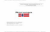Noruega - Principal · de España en Oslo Actualizado a julio 2016 Informe Secretaría: ... La contribución del sector agropecuario más pesca al PIB es modesta, se situó 2015 en