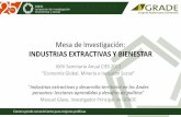 Mesa de Investigación - Seminario Anual CIES 2015seminarioanual.cies.org.pe/files/mesas-tematicas/PPT Industria... · Proyectos de ZEE y POT en el Perú ... • Debate sobre la Ley