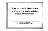Los cristianos y la revolución sandinista - Bibliotecabiblio3.url.edu.gt/Publi/Libros/2013/... · 2013-02-02 · Esta era prácticamente la reflexión sobre el compromiso humano