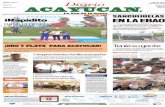 SANGUIJUELAS ¡Rapidito EN LA EBAO pasó la prueba! - Diario de Acayucan - Voz de … · 2015-08-15 · mica está de la guayaba! Ocho familias del municipio de Acayucan fueron beneﬁ