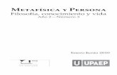 Metafísica y Persona - metyper.commetyper.com/wp-content/uploads/2014/12/MYP_R3_A2_WEB.pdf · La persona humana: razón y fe al servicio del hombre (I) Carlo Caffarra ... personalidad