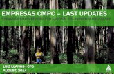 EMPRESAS CMPC LAST UPDATES - s21.q4cdn.coms21.q4cdn.com/798526818/files/doc_presentations/2014/Desayuno... · EMPRESAS CMPC – LAST UPDATES PRESENTATION PREPARED FOR LARRAÍN VIAL