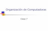 Organización de Computadoras - III-LIDIweblidi.info.unlp.edu.ar/catedras/organiza/descargas/clase7.pdf · Modos de direccionamiento ... 2 3 4 1. dest/fuente son: reg/reg, reg/mem,