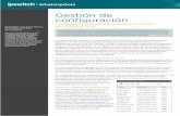 Gestión de configuración - ralco-networks.com · Gestión de configuración Configuración automatizada y gestión de cambios para WhatsUp® Gold El impacto de los cambios de configuración