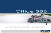 ARCHIVOS ONEDRIVE OFFICE 365 - UTPL | … ONEDRIVE OFFICE 365 1. Aplicación OneDrive. Con esta aplicación se abre y guarda rápidamente documentos desde aplicaciones de Office como