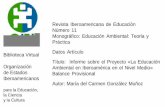 Revista Iberoamericana de Educación Número 11 Monográfico: … · plano de la Educación formal como en el de la no formal; interés que en la actualidad se renueva ante la oportunidad