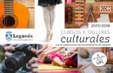 2017/2018 CURSOS Y TALLERES culturales · Yoga (mamás y bebés) 12 M (11:30 a 12:45) Anual J. Saramago 21,50 € Mensual Yoga (mamás y bebés) 12 X (16:45-18:00) Anual J. Saramago