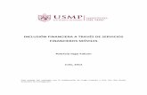INCLUSIÓN FINANCIERA A TRAVÉS DE SERVICIOS …usmp.edu.pe/idp/wp-content/uploads/2015/09/contenido_inclusion... · objetivos de inclusión ... el Perú y de la propuesta de regulación