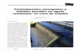 Contaminantes emergentes y metales pesados en aguas ... · foca a estudiar una muestra de los com- ... aplicaciones y usos. afectar negativamente a proceso depu-rador (lluvias, actuaciones