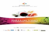 FVAM 2012 Dossier Resultados correcciones · Conferencia “La Cocina Andaluza: Pasado, Presente y Futuro”. D. Fernando Córdoba. Chef del Restaurante El Faro de Cádiz. Ponencia