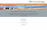 INFORME CSET-2017-PU-005-WT - fraunhofer.cl · INFORME CSET-2017-PU-005-WT Estudio de tecnologías de tratamiento de agua residual y concentración en la industria ... cantidades