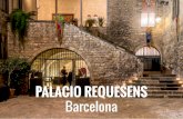 de Interés Nacional (BCIN). Situado muy cerca de la ... · El Palau Requesens de Barcelona es un monumento catalogado como Bien Cultural ... en el barrio Gótico, era el edificio