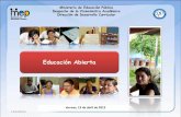 Ministerio de Educación Pública Despacho de la ... · viernes, 13 de abril de 2012 ... acreedor al certificado. Certificado de conclusión del Segundo Ciclo de la Educación General