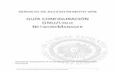 GUÍA CONFIGURACIÓN GNU/L INUX - vpn.ual.esvpn.ual.es/config/guia-linuxnm.pdf · Network Manager permite la integración de tecnologías de red heterogéneas (LAN, ADSL, WIFI, VPN,