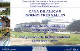 Análisis Costos y Rentabilidad Caña Tres Valles - fira.gob.mx · sin costo 01 800 800 FIRA en internet CAÑA DE AZUCAR INGENIO TRES VALLES Análisis de Rentabilidad Zafra 2005-2006