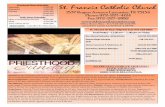 St. Francis Catholic Churchstfrancislancaster.org/images/pdf/bulletin-102818.pdf · una pistola a la vista), una persona con licencia segÚn el subcapÍtulo h, capÍtulo 411, cÓdigo