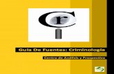 Guía De Fuentes: Criminología · criminologia@uclm.es. Tfno: 967 59 92 00 Ext. 2757 . Edificio Benjamín Palencia . Campus Universitario s/n . 02071 Albacete . REDES SOCIALES .