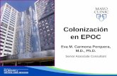 Colonización en EPOC - La visión global de la persona ... · Conflictos de interés •Co-Investigator: •ReSAPH (Registry for patients with sarcoidosis and pulmonary hypertension).
