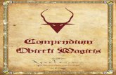 Compendium Obiecti Magicis - rolmasters.comrolmasters.com/inventari/ajudes/Compendium-Obiecti-Magicis-I.pdf · cuando una armadura irrompible es atacada por un arma que corta cualquier
