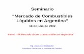 Seminario “Mercado de Combustibles Líquidos en Argentina” · 16 de julio de 2002 Panel: “El Mercado de los Combustibles en Argentina ... Elaboración propia en base a base