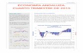 Observatorio Económico de Andalucía 16 Feb 2016 ECONOMÍA ... · Cierra el año 2015 como un año de recuperación de la economía andaluza, pues la tasa de crecimiento para el