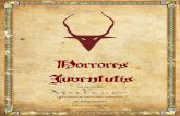 Horrores Juventutisrolmasters.com/aventures/partides/Horrores-Juventutis.pdf · Es un libro de hechizos normal y corriente cuyo único poder especial es hacer anidar el odio ... librea