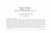 HISTORIA DE LAS MATEMÁTICAS I - alejandro-garciadiego.comalejandro-garciadiego.com/wp-content/uploads/2014/09/1.Historia... · -6 Historia de las Matemáticas I Biblioteca el hombre