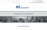 Presentación de PowerPoint - mafreysrl.com · Repsol – Ypf Comercial del Perú S.A. Depósitos Químicos Mineros Vopak Serlipsa S.A. – Terminal de Ventas ... carga manual a las