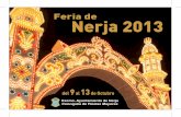 Feria de Nerja 2013 - Asociación Promocion Turística ... · Programa Oficial de las tradicionales Fiestas en Honor de Nuestros Santos Patronos Nuestra Señora de las Angustias y