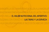 Estudio de la composición nutricional de tapas españolas … · 2016-05-03 · las tapas y, de hecho, ... de Moreiras y col. (2010) que contienen más de 500 alimen- ... pinchos