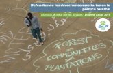 Coalición Mundial por los Bosques · Informe Anual 2015globalforestcoalition.org/wp-content/uploads/2016/08/GFC-annual... · como una de las principales causas de la pérdida de