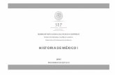 HISTORIA DE MÉXICO I P (A MATERNO · historia de mÉxico i subsecretarÍa de educaciÓn media superior direcciÓn general del bachillerato direcciÓn de coordinaciÓn acadÉmica